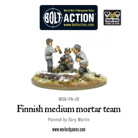 Bolt Action Finnish Medium Mortar Team Bolt Action Finnish Medium