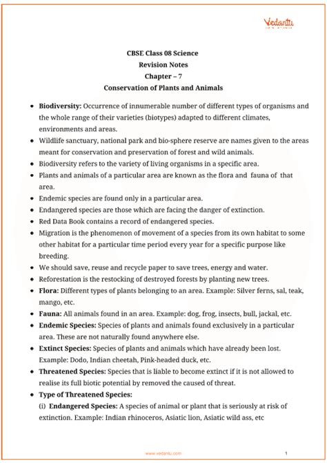 Form 1 integrated science unit 1 introducing science. CBSE Class 8 Science Chapter 7 - Conservation of Plants ...