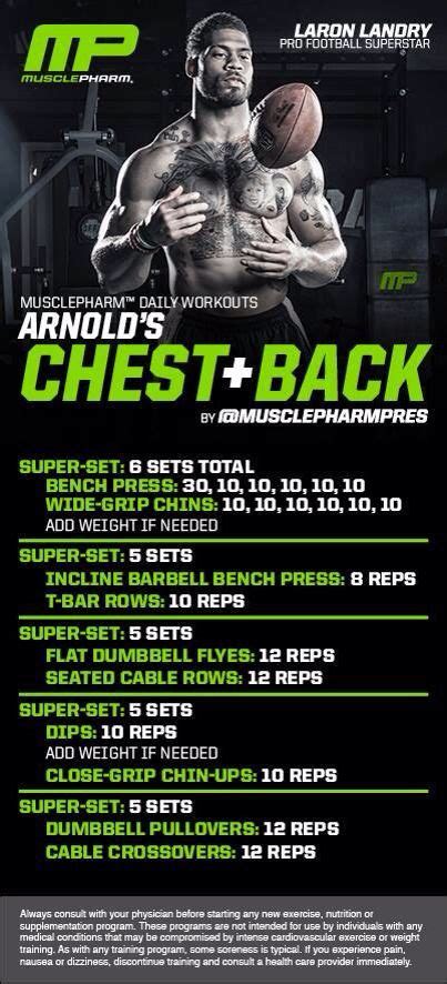 Bulking Workout Muscle Pharm Chest Back