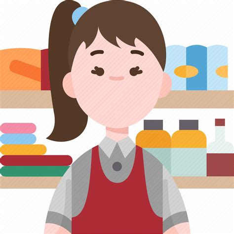 Grocery Shopkeeper Retail Store Sale Icon Download On Iconfinder