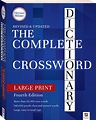 Merriam-Webster Complete Crossword Dictionary 4Th Edition - Large Print ...