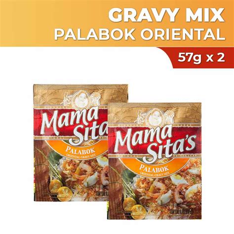 Mama Sitas Gravy Mix Palabok Oriental 57g X2 Lazada Ph