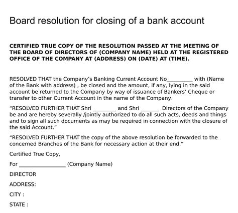 Bank Account Closing Letter Pdf Request Bank To Close Account