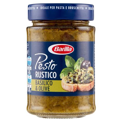 Barilla Pesto Rustico Basilico E Olive G Lighthouse Supermarket Gozo