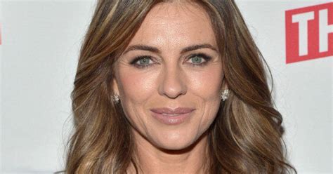 Elizabeth Hurley Shares Sexy Christmas Card On Instagram Huffpost Style