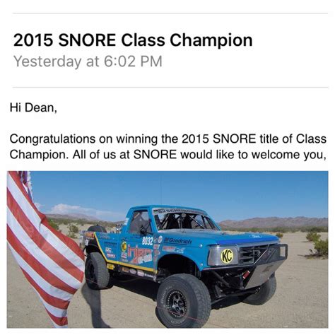 Injen Technology Dean Schlingmann Motorsports Wins Class 8 Snore Rage