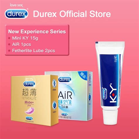 Durex Air Condoms Ultra Thin Rib Thread Lubricant Natural Rubber Latex