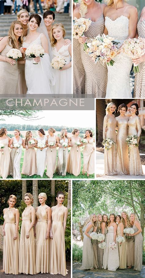 Download Champagne Gold Bridesmaid Dresses Images My Weddingdress