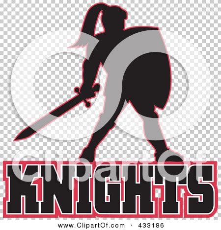 Royalty Free RF Clipart Illustration Of A Knights Logo 4 By