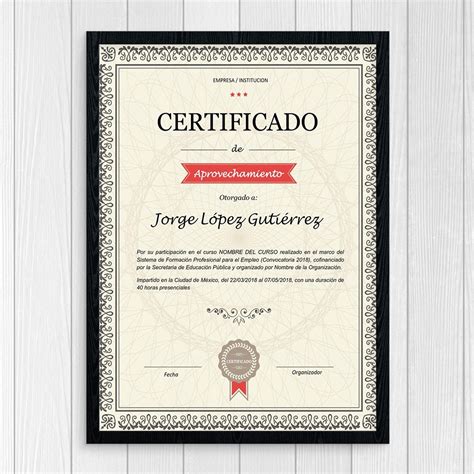 Plantilla Reconocimiento Diploma Certificado Para Word 2900 En