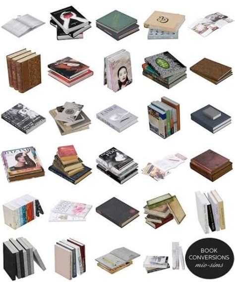 Book Clutter For The Sims 4 Spring4sims Sims 4 Sims Sims 4 Update