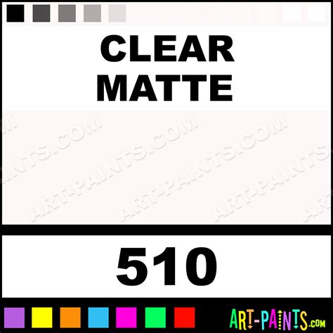 Clear Matte Glazes Ceramic Paints 510 Clear Matte Paint Clear