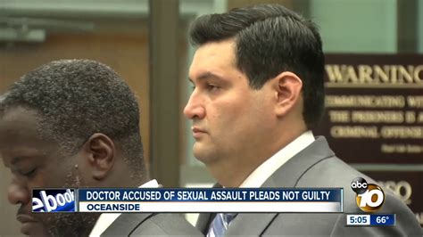 doctor accused of sex assault pleads not guilty youtube