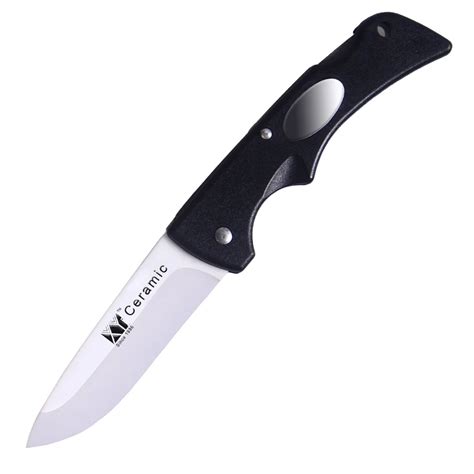 Most Popular Folding Ceramic Knife High Quality Cooking Knife Black
