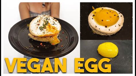 Best Vegan Eggs Benedict Egg Yolk Vegan Poached Egg Recipe Youtube