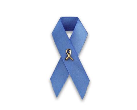 Bulk Satin Stomach Cancer Awareness Ribbon Pins Fundraising For A Cause