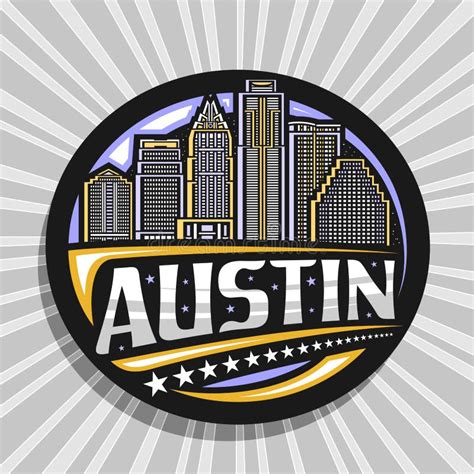 Vector Logo For Austin Stock Vector Illustration Of Congress 256151905