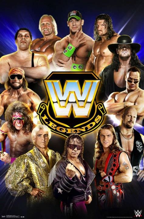 Wwf Legends Wwe Legends Wwf Superstars Wwf Poster