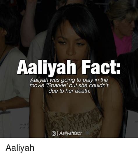 Aaliyah Fact Aaliyah Was Going To Play In The Movie Sparkle But She