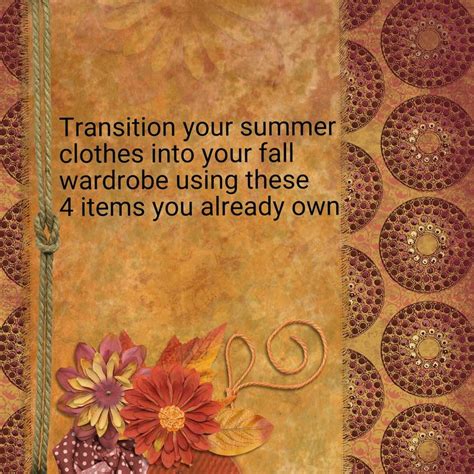 Tigress Wonderful Wardrobes Transition Your Summer Clothes Into Your