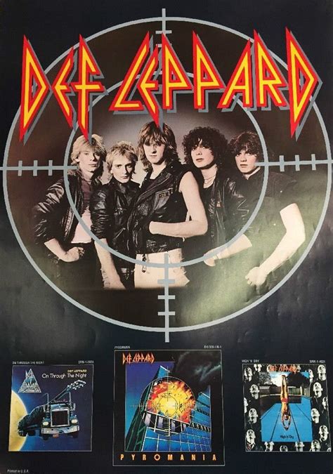 Def Leppard Promotional Poster