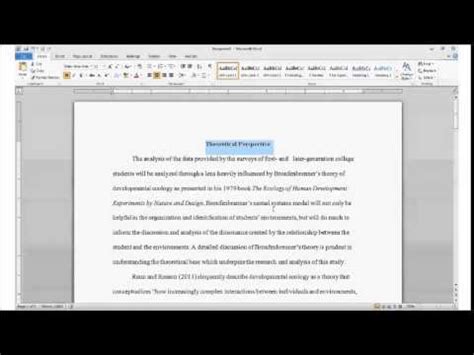 The use of headings and subheadings give the readers a general idea of what to expect from the paper and leads the flow of discussion. Using Headings and Subheadings in APA Formatting - YouTube