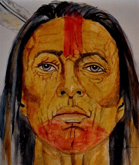 Early Native American Watercolor On Paper Prints Only Email For Prices