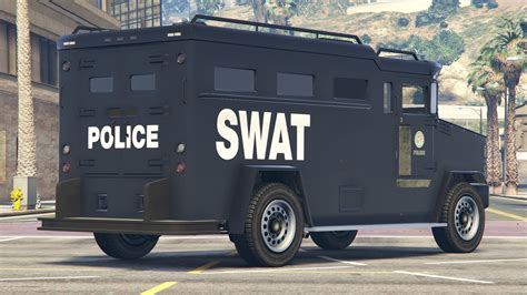 Lspd Swat Truck Livery Brute Police Riot Truck 4k Gta 5 Mods