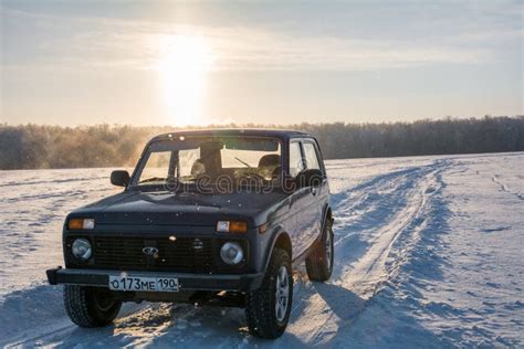 Russian Off Road Car Lada Niva Editorial Stock Image Image Of Offroad