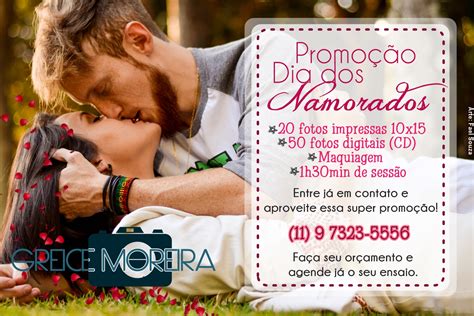 Promoção Dia dos Namorados Greice Moreira Fotografia