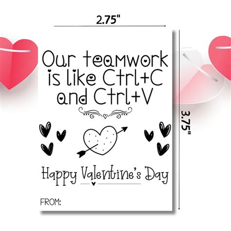 Funny Coworker T Funny Valentine Card Coworker Valentine T Workplace Ts Printable