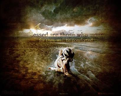 Blessed Mourn Those Beatitudes Matthew Christian Comforted