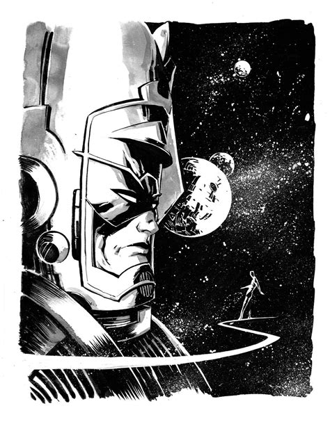 Galactus And The Silver Surfer Mike Henderson Silver Surfer Comic