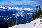 Blackcomb Mountain, Whistler Blackcomb ski resort, British Columbia ...