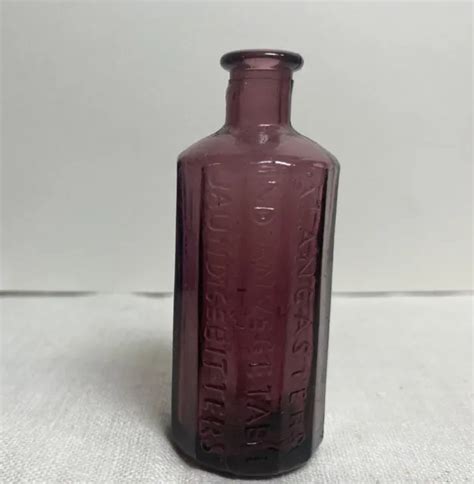 Vintage Alan Casters Indian Vegetable Jaundice Bitters Mini Glass Bottle 5 00 Picclick