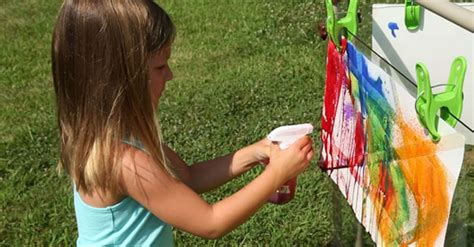 Watercolor Spray Paintings Kaplan Early Learning Company