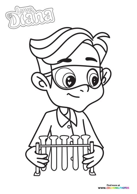 Diana And Roma Coloring Pages For Kids