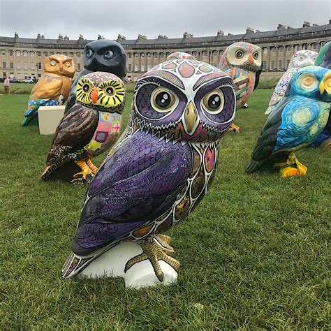 Owls Gallery Minervas Owls Bath Sculpture Trail