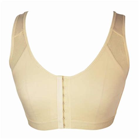 Women Post Surgical Surgery Front Open Recovery Bra With Adjustable