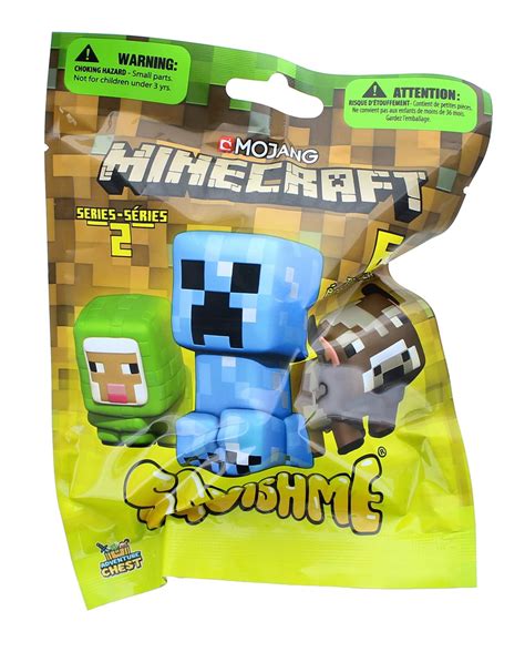 Minecraft Series 2 Squishme Toy One Random Free Shipping Toynk Toys