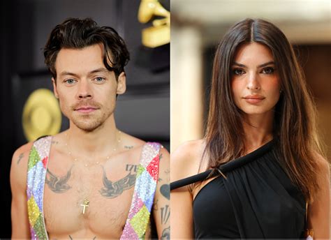 harry styles emily ratajkowski ‘grew close way before pda after model rejected him years ago