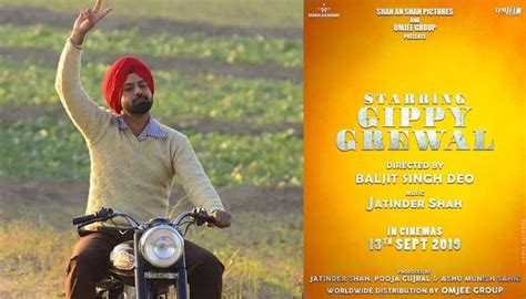 Gippy Grewal Announces His New Film With Jatinder Shah Shares Poster