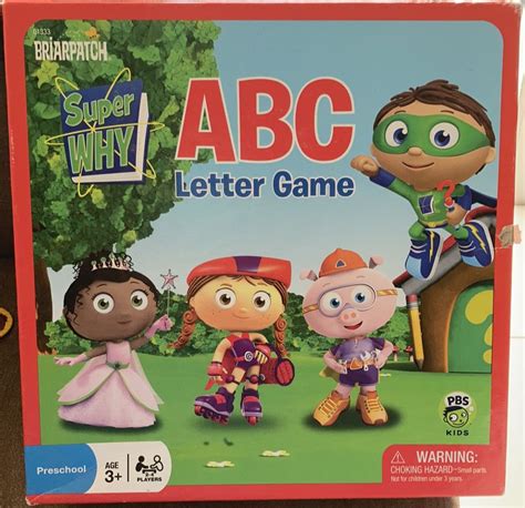 Jogo De Inglês Super Why Abc Letter Game Brinquedo Para Bebês Pbs