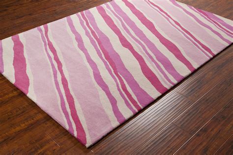 Chandra Wool Pink Cream Rug Wayfair