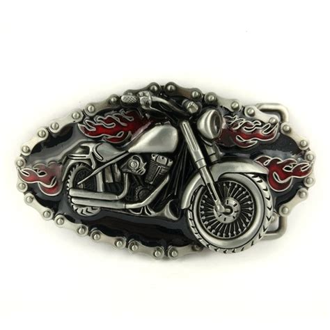 Harley Style Motorcycle Belt Buckle Metal Mens Big Buckle For Belts In