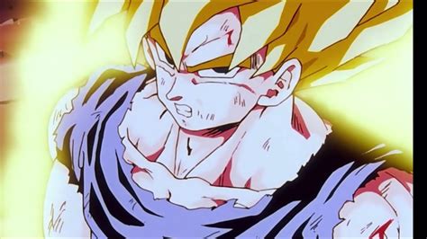 Goku Goes Super Saiyan For The First Time Hd Original Youtube