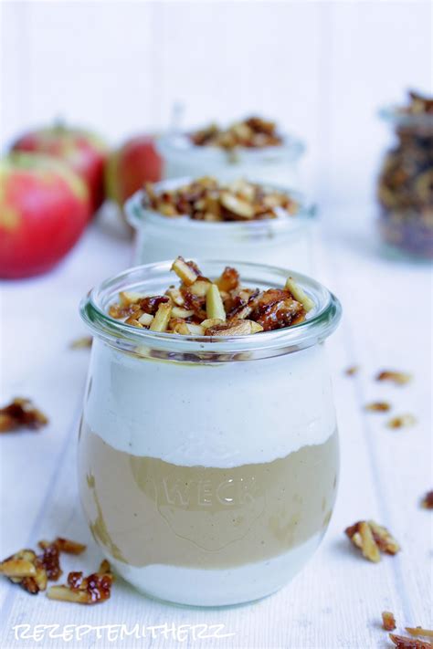 Apfelmus -Mascarpone-Zimtcreme Apfelmus Dessert Thermomix Rezept