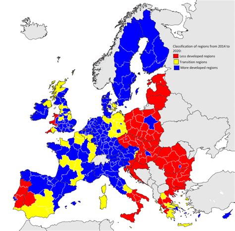 Development Of Areas Of The European Union Vivid Maps