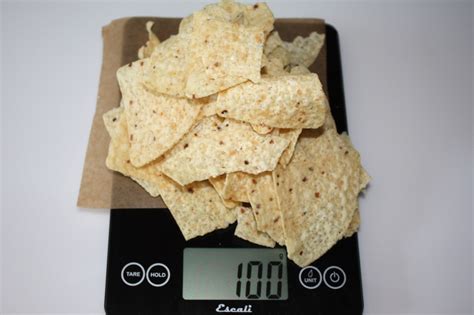 100 Grams 100 Grams Of Tortilla Chips White Corn Salted