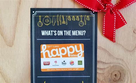 It has become an annual tradition and a great way for the chains to ensure that business remains brisk during and after the holiday season. What's On the Menu? Me-N-U! (Free Gift Card Holder) | GiftCards.com